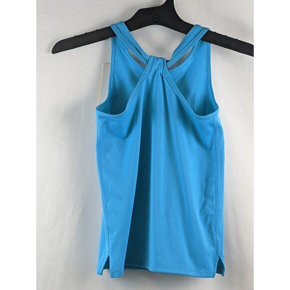 All in Motion 100% Goals Graphic Tank Turquoise Blue XS Performance Sleeveless - Picture 6 of 6